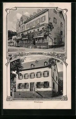 AK Camp a. Rh., Hotel Anker, Inh. Julius Schuck, Privathaus
