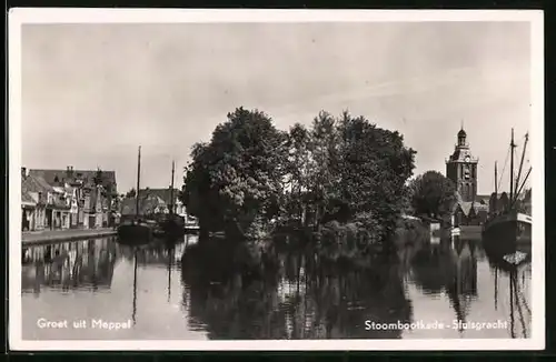 AK Meppel, Stoombootkade-Sluisgracht