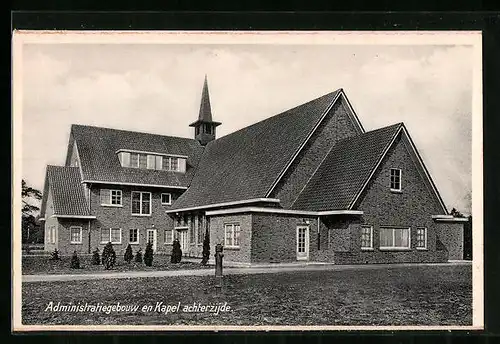 AK Assen, Administratiegebouw en Kapel achterzijde