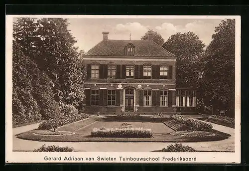 AK Frederiksoord, Gerard Adriaan van Swieten Tuinbouwschool