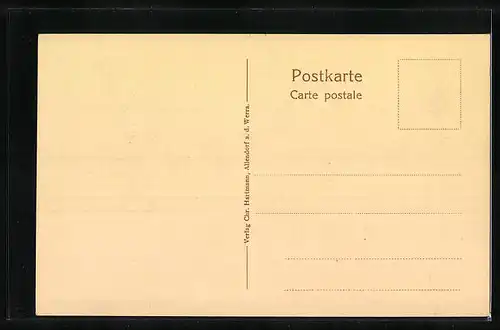 AK Allendorf a. d. Werra, Bahnhof- und Kirchstrassen-Ecke