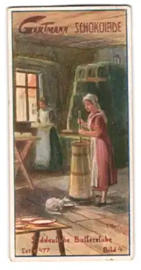 Sammelbild Gartmann Schokolade, Süddeutsche Butterstube