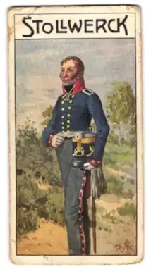 Sammelbild Stollwerck, Ostpreusse Hermann v. Boyen in Uniform