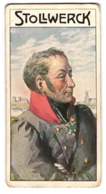 Sammelbild Stollwerck Gold, Graf Tauentzien von Wittenberg in Uniform