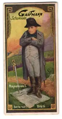 Sammelbild Gartmann Schokolade, Napoleon I.