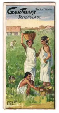 Sammelbild Gartmann Schokolade, Kota-Frauen