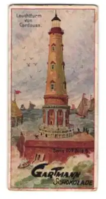 Sammelbild Gartmann Schokolade, Leuchtturm von Cordouan