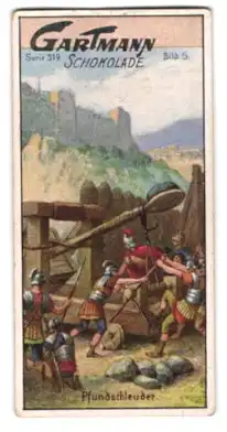 Sammelbild Gartmann Schokolade, Pfundschleuder