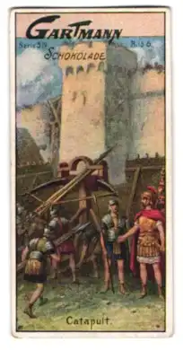 Sammelbild Gartmann Schokolade, Katapult
