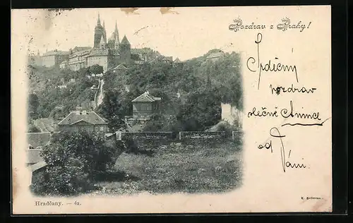 AK Prag / Praha, Hradcany