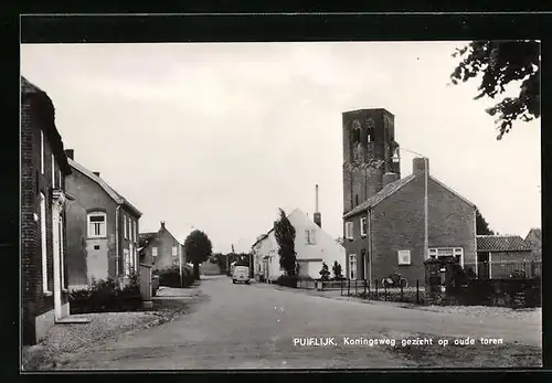 AK Puiflijk, Koningsweg gezicht op oude toren