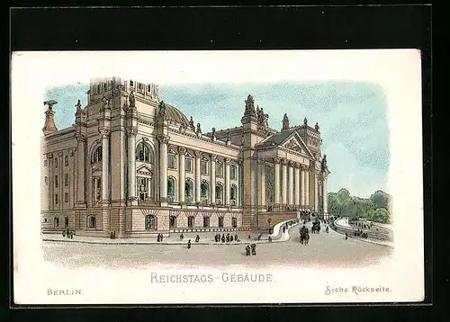 Sammelbild Hoffmann`s Stärke, Berlin, Reichstags-Gebäude
