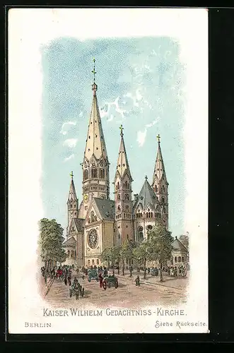 Sammelbild Hoffmann`s Stärke, Berlin, Kaiser Wilhelm Gedächtnis-Kirche