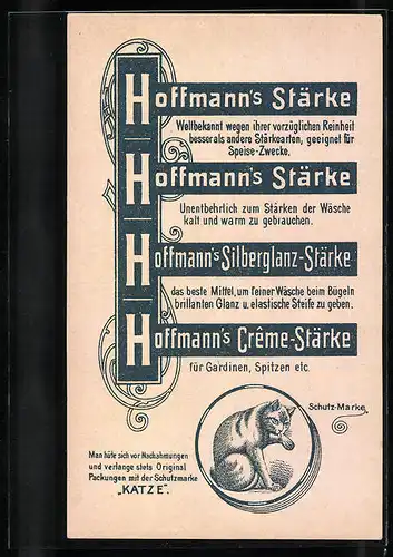 Sammelbild Hoffmann`s Stärke, Lübeck, Schifferhaus