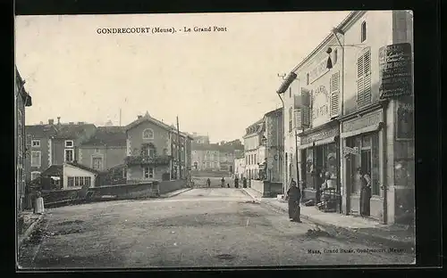 AK Gondrecourt, le Grand Pont