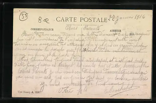 AK Boncourt, Strassenansicht