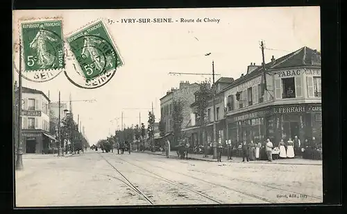 AK Ivry-sur-Seine, Route de Choisy