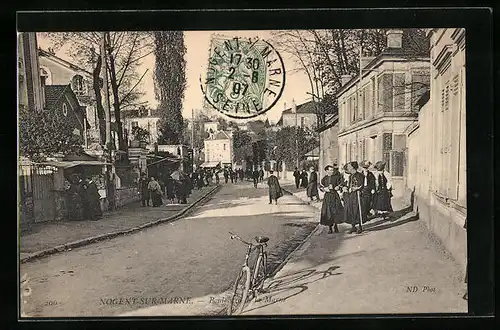 AK Nogent-sur-Marne, Boulevard de la Marne