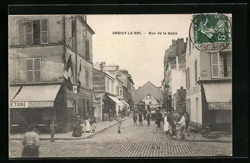 AK Choisy-le-Roi, Rue de la Halle