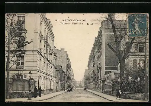 AK Saint-Mandé, l'Avenue Herbillon