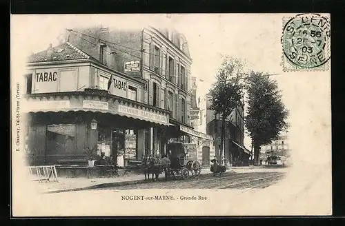 AK Nogent-sur-Marne, Grande-Rue