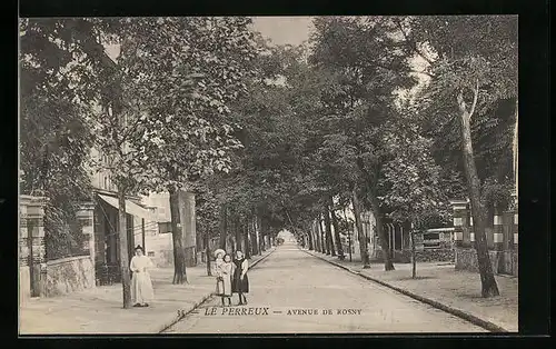 AK Le Perreux, Avenue de Rosny