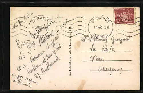 AK Saint-Mandé, la Poste