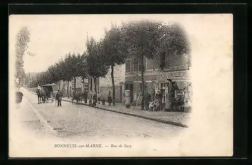 AK Bonneuil-sur-Marne, Rue de Sucy