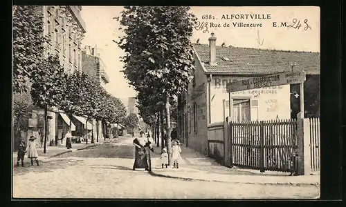 AK Alfortville, Rue de Villeneuve