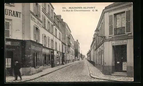 AK Maisons-Alfort, la Rue de Charentonneau