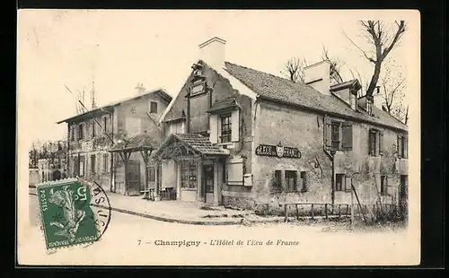 AK Champigny, l'Hotel de l'Ecu de France