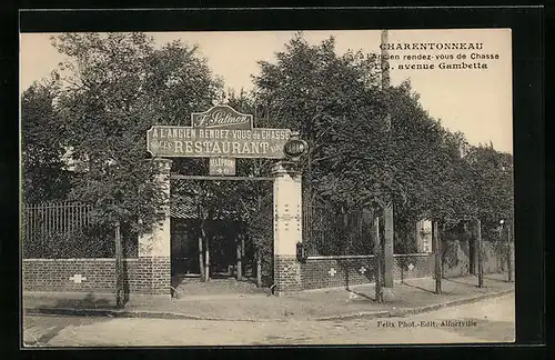 AK Charentonneau, Avenue Gambetta, Restaurant À l'Ancien Rendez-Vous de Chasse