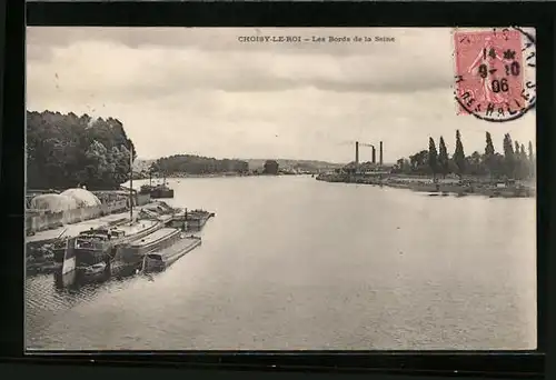 AK Choisy-le-Roi, les Bords de la Seine