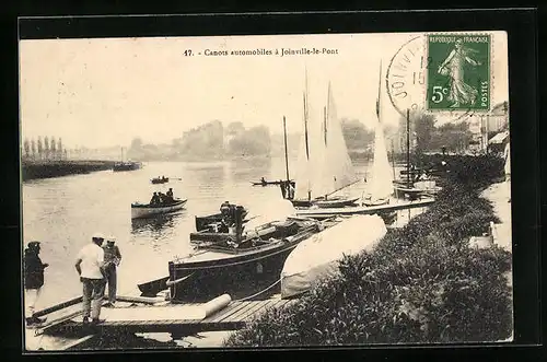 AK Joinville-le-Pont, Canots automobiles