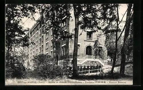 AK Bry-sur-Marne, Maison de Retraite Départementale, Fondation Favier, Nouveau Batiment