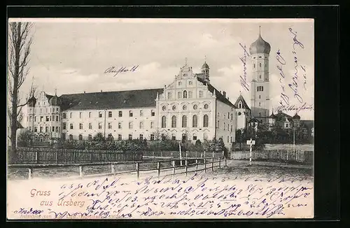 AK Ursberg, Anstalt und Kirche