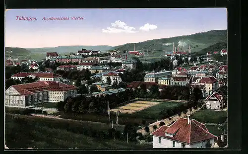 AK Tübingen, Blick auf das Academische Viertel