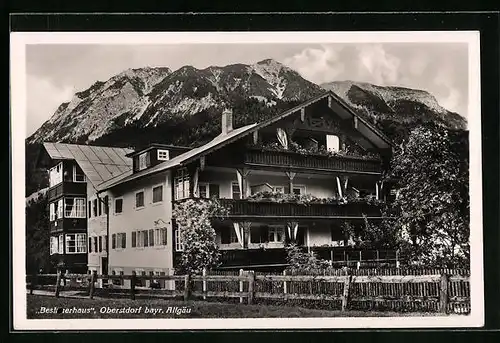 AK Oberstdorf /Bayr. Allgäu, Beslauerhaus