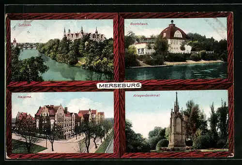 AK Merseburg, Schloss, Kaserne, Bootshaus