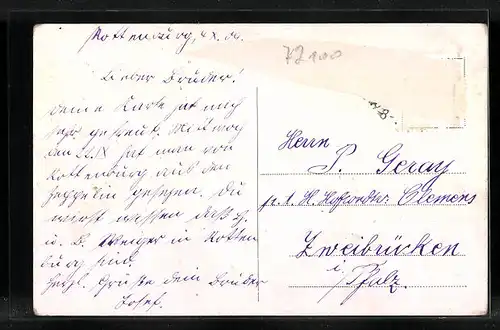 Künstler-AK Rottenburg a. N., Bischöfliches Knabenseminar Martinihaus