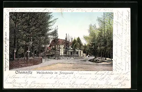 AK Chemnitz, Gasthaus Waldschänke im Zeisigwald