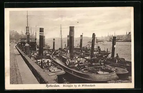 AK Rotterdam, Boompjes by de Willemskade