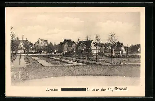 AK Schiedam, St. Liduinaplein en Julianapark