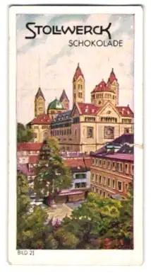 Sammelbild Stollwerck Schokolade, Der deutsche Rhein, Speyer