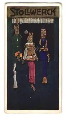 Sammelbild Stollwerck`s Adler-Kakao, Verfolgung