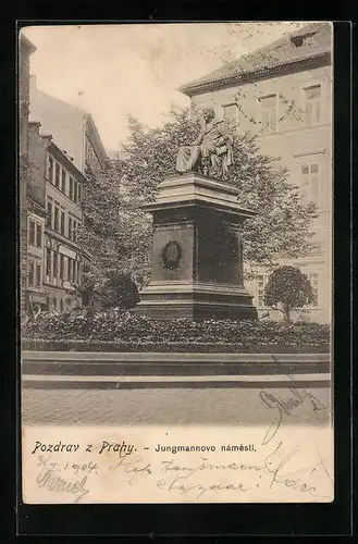 AK Prag / Praha, Jungmannovo námestí