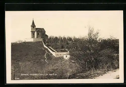 AK Prag / Praha, Sárka, Kostelicek u Sv. Mateje