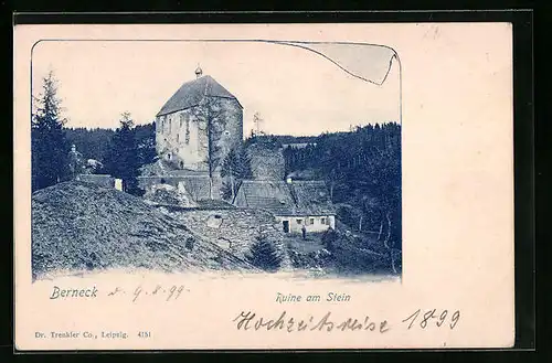 AK Berneck, Ruine am Stein