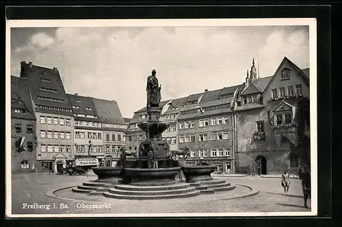 AK Freiberg i. Sa., Obermarkt
