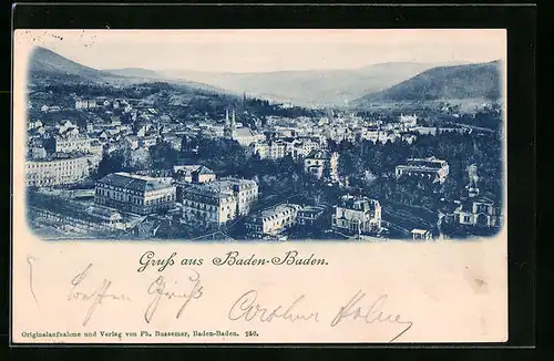 AK Baden-Baden, Gesamtansicht